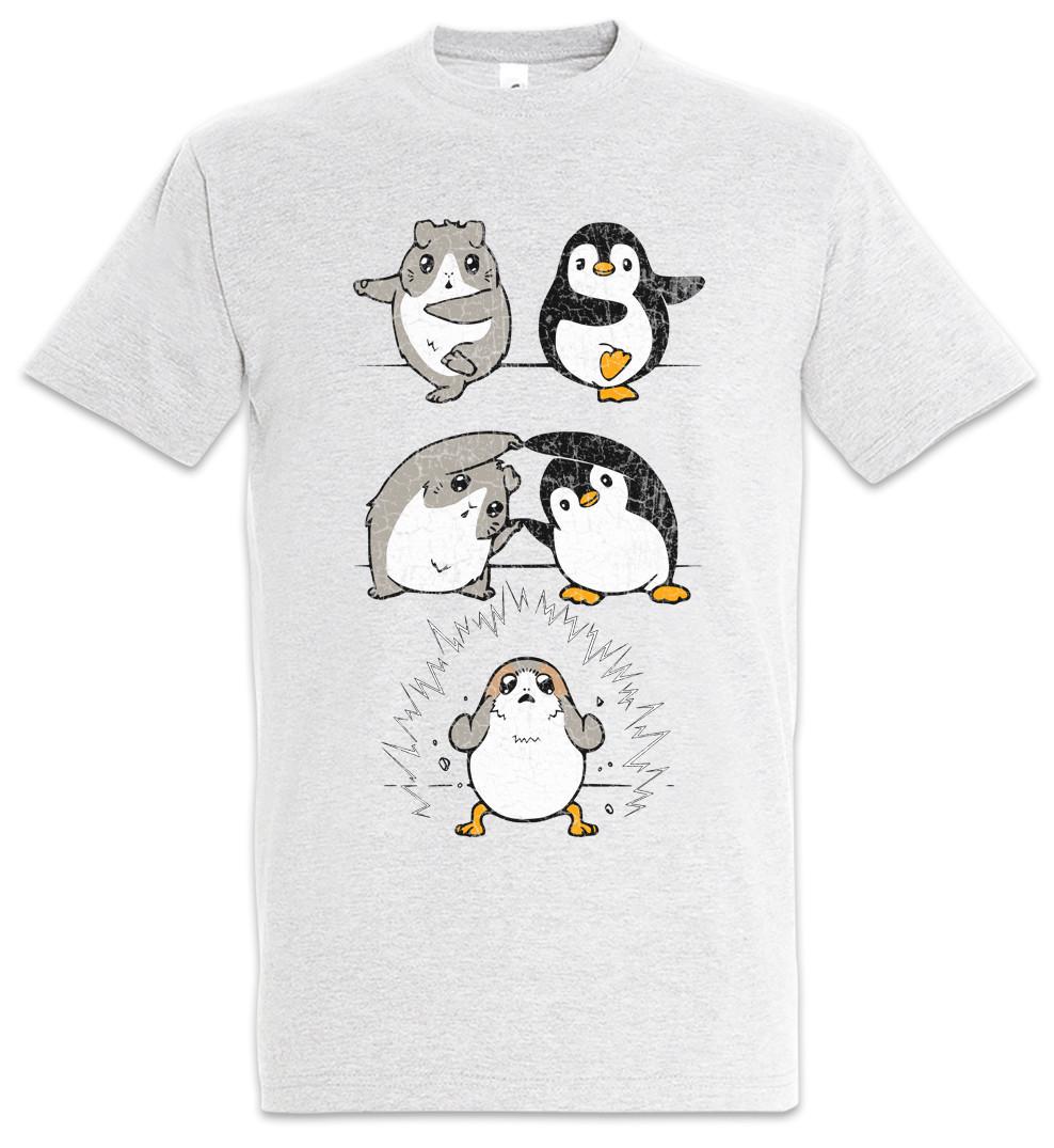 Porg Fusion T-Shirt Star Fun Penguin Geek Nerd Wars 4XL