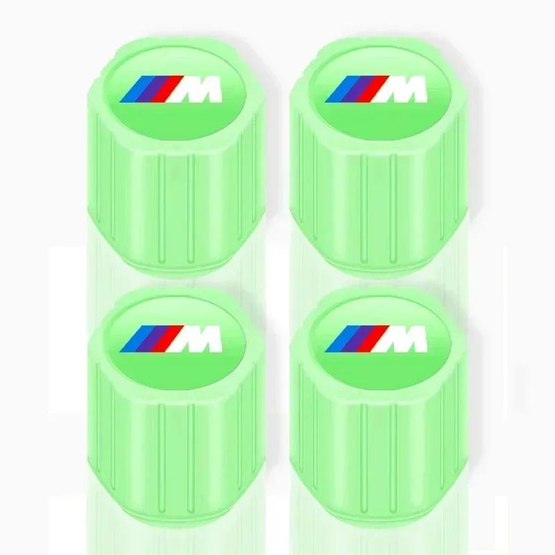 2025 For BMW MINI 4Pcs Luminous Car Tire Valve Caps Badge Emblem Styling For MINI Cooper Fridge One S F56 R57 R58 R60 JCW Countr