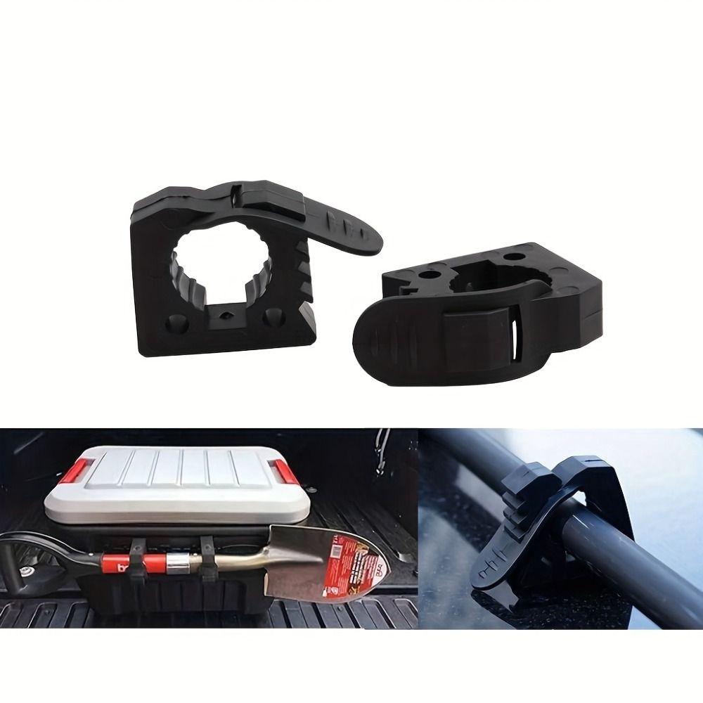 2Pcs Mounting Tools Quick Fist Clamp Mount Bracket Quick Mounting Rubber Clamp Shovel Holder  Auto