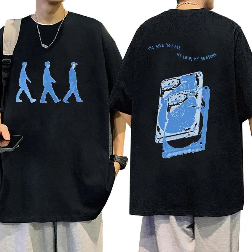 T-Shirts bedrucken Herren Damen Retro Mode Baumwolle Kurzarm T-Shirt Hip Hop Kleidung