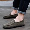 Men's Corduroy Slip-On Loafers Casual Breathable Boat Shoes
