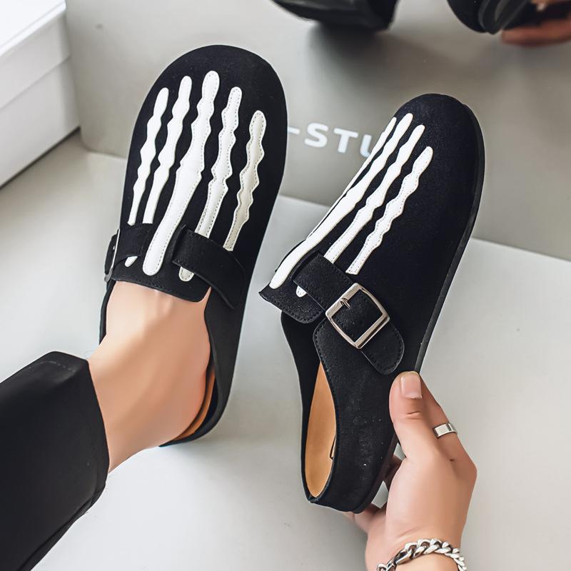 Clogs for Men Casual Cork Shoes Comfortable Slip On Indoor Outdoor Closed Toe Slides With Adjustable Buckle Men's Footbed Mules with Arch Support