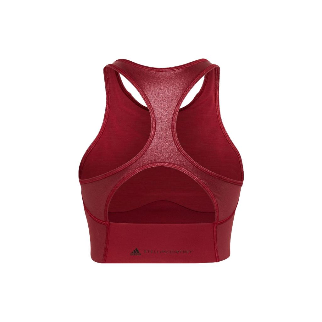 adidas Einfarbig Glänzend Markenlogo Buchstabenprint Sportweste Damen Tops Christ-Rot HI1940