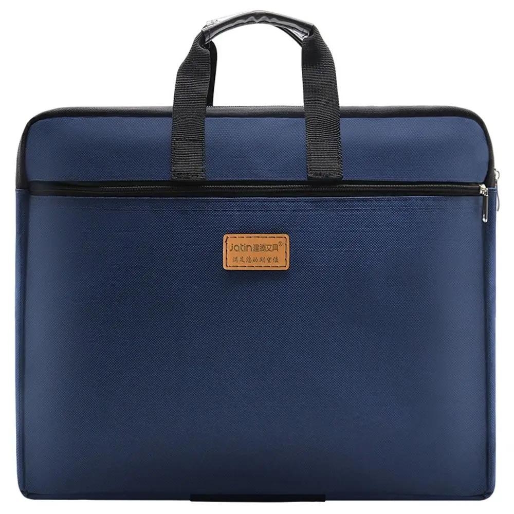 

Multi-layer A4 Portable File Bag Oxford Cloth Zipper Documents Bag Business Briefcase Laptop Storage Bag A4 File Folder Handbag