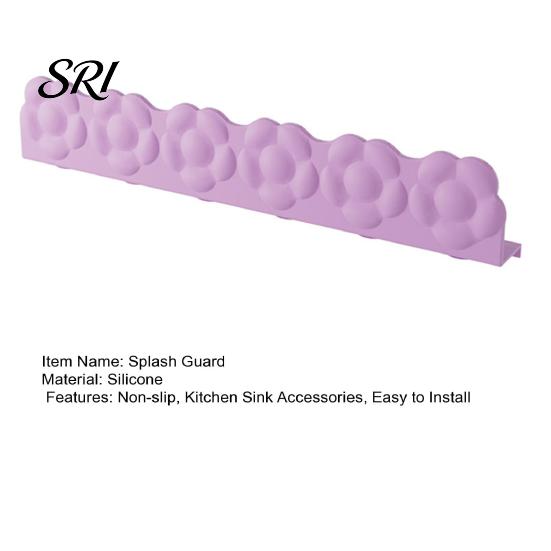 Garde-Évier Anti-Huile Silicone Anti-éclaboussures Antidérapant Ventouse Protecteur d'Eau Bord Réutilisable Plan de Travail Cuisine Bouclier Anti-éclaboussures Planche Barrière