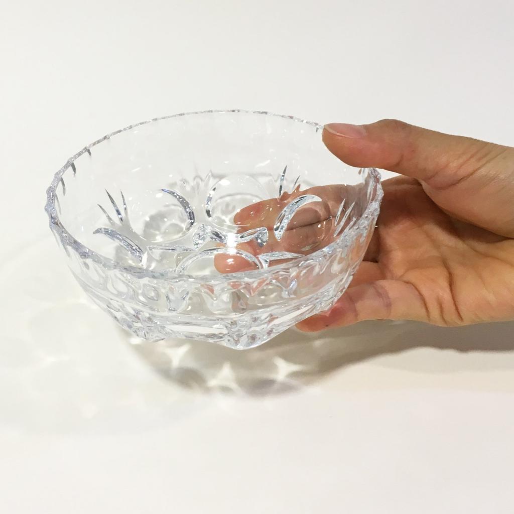 ADERIA Look Small Bowls, Set of 6, Made in Japan. Suitable for serving natto (fermented soybeans), small glass dishes, cafe au lait bowls, side dishes