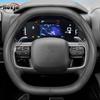 Leder Lenkradbezug für KIA EV6 GT-line EV6   2024 2025 Atmungsaktiv Rutschfest Car-Styling Autozubehör