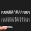 240PCS/Set Nail Forms Translucent Manicure Crafting Gel Nail Extension Forms Duals Nail Extensions For Beginners Professionals