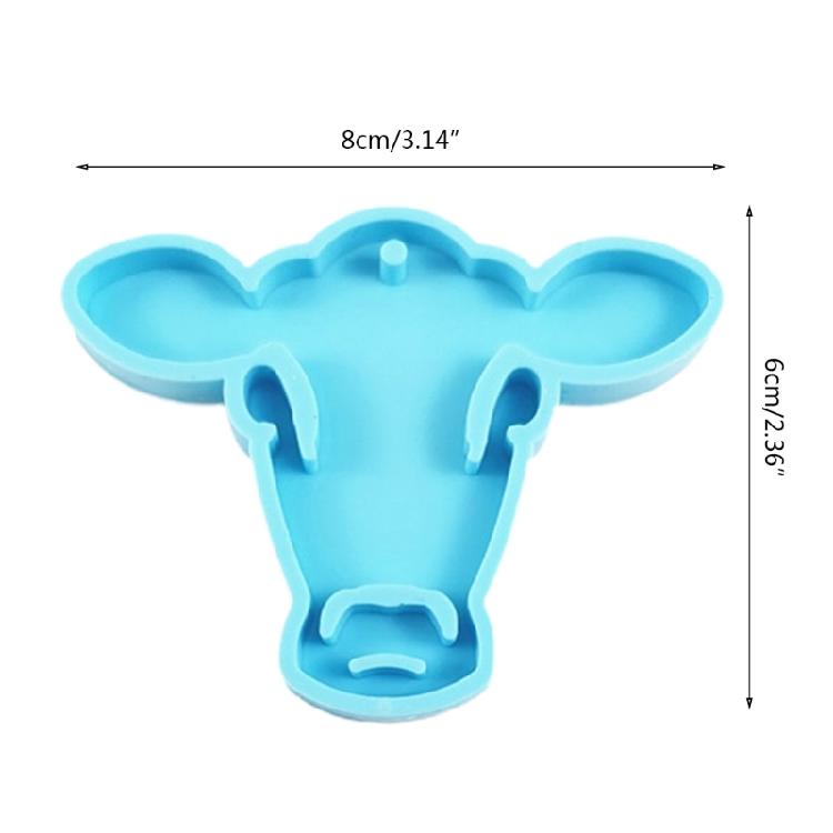 Handmade Animal for Head for Key Chain Decoration Resin Casting Mold DIY Crafts