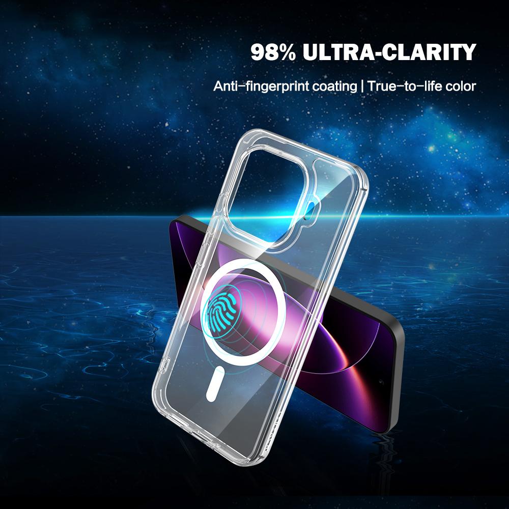 For Xiaomi 17T Case Magnetic Hard Cover TPU+PC Clear Anti-drop Phone Case For Xiaomi 17t Xiaomi 17T