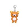Kawaii Rilakkuma Easy Bear Keychains Lazybear Doll Bag Clothing Puller Phone Rope Keyrings Accessories Pendants Couple Gifts