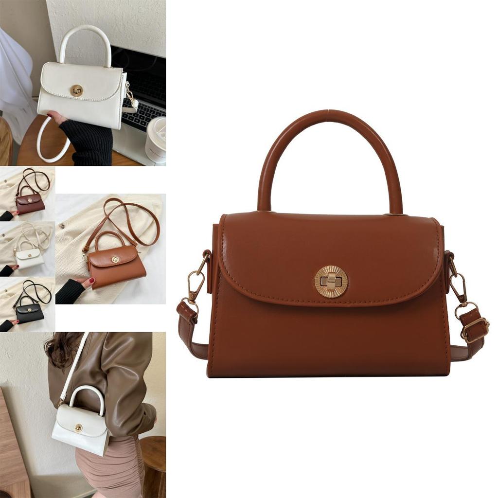 Vintage Minimalist Small Square Bag Autumn New Korean Style Shoulder Bag For Fashion