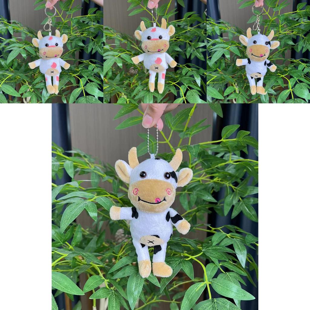 Stylish Plush Dog Pendant Cute Keychain Accessory For Backpacks And Bags