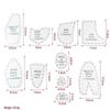 Acrylic Irregular 90° Sewing and Patchwork Ruler for Fabric Cutting