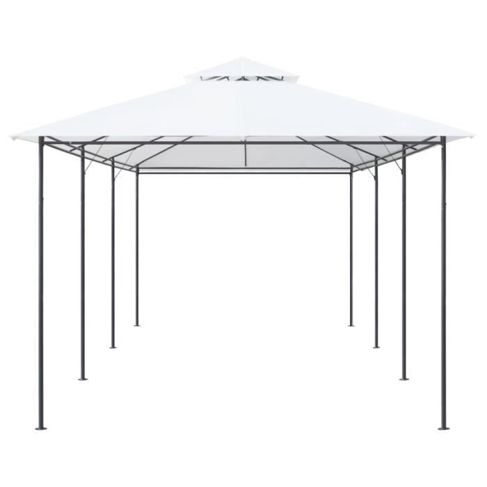 VidaXL Belvédère 600x298x270 cm Blanc 180 g-m²