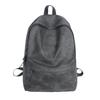 College student backpack waterproof leather casual large-capacity backpack high school student computer bag