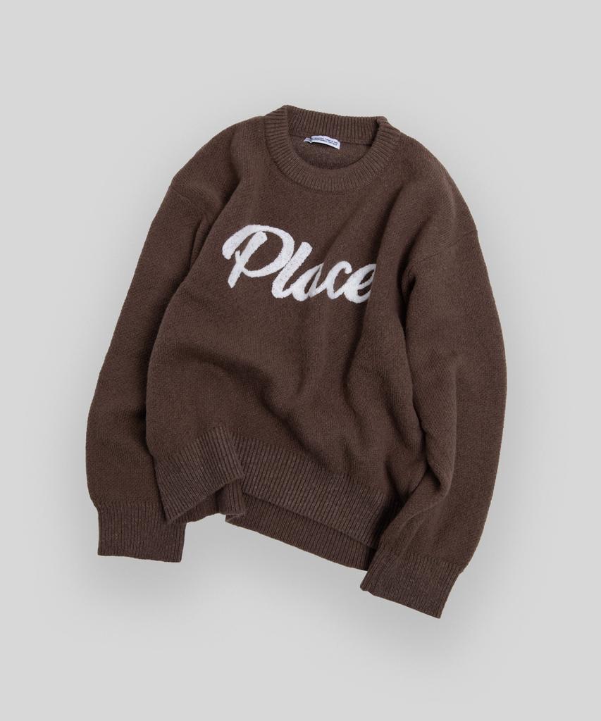 PLACE STUDIO Soft Logo Pullover Color Block Knit T-Shirt _ 3 Colors