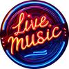 D Flat D Flat Printing Pc Xcm Metal Iron Sign Xcm Round Sign Vintage Live Music Neon Wall Art for Home B