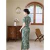 1011 New Chinese cheongsam women's clothing summer young high-end sense daily wear improved dress temperament long