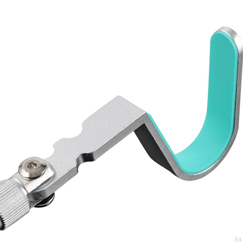 Narożny uchwyt na wędki, wspornik wędkarski, praktyczny, łatwy w instalacji, wielofunkcyjny, ze stopu aluminium, na piknik