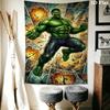 Superhero Comic Book Cover Art Bedding 1 Duvet Cover 2 Pillowcase Without Core Bedding Set Soft And Comfortable Duvet Cover And Pillowcase