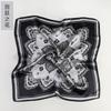 Small 100% Silk Bandannas Printed Square 53CM Kerchief Four Seasons Luxury Silk Scarves for Men