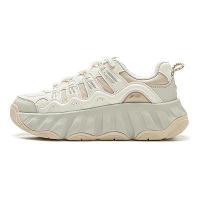 Li Ning Classic Versatile Cookie Shoes Shock Absorption Rebound Low Top Casual Shoes Women Sneaker AGCV254-2