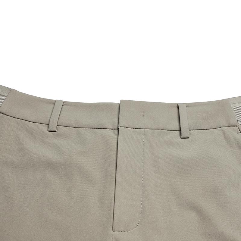 Men's Pants FILA WHITE Casual Pants Men's Cashew Nut Dark Khaki Moderate Straight Fit Pants