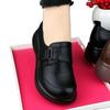 Versatile Lightweight Shallow Mouth Single Shoes Women's Autumn 2025 New Non-slip Soft-soled Mother Shoes Retro Round Head Women's Leather Shoes