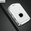 Custodia Protettiva in Metallo e Vera Pelle per Portachiavi Smart Auto Adatta per Volvo Xc60 Xc40 Xc90 S90 V60 S60 V90 2010- Portachiavi Anello Protettivo