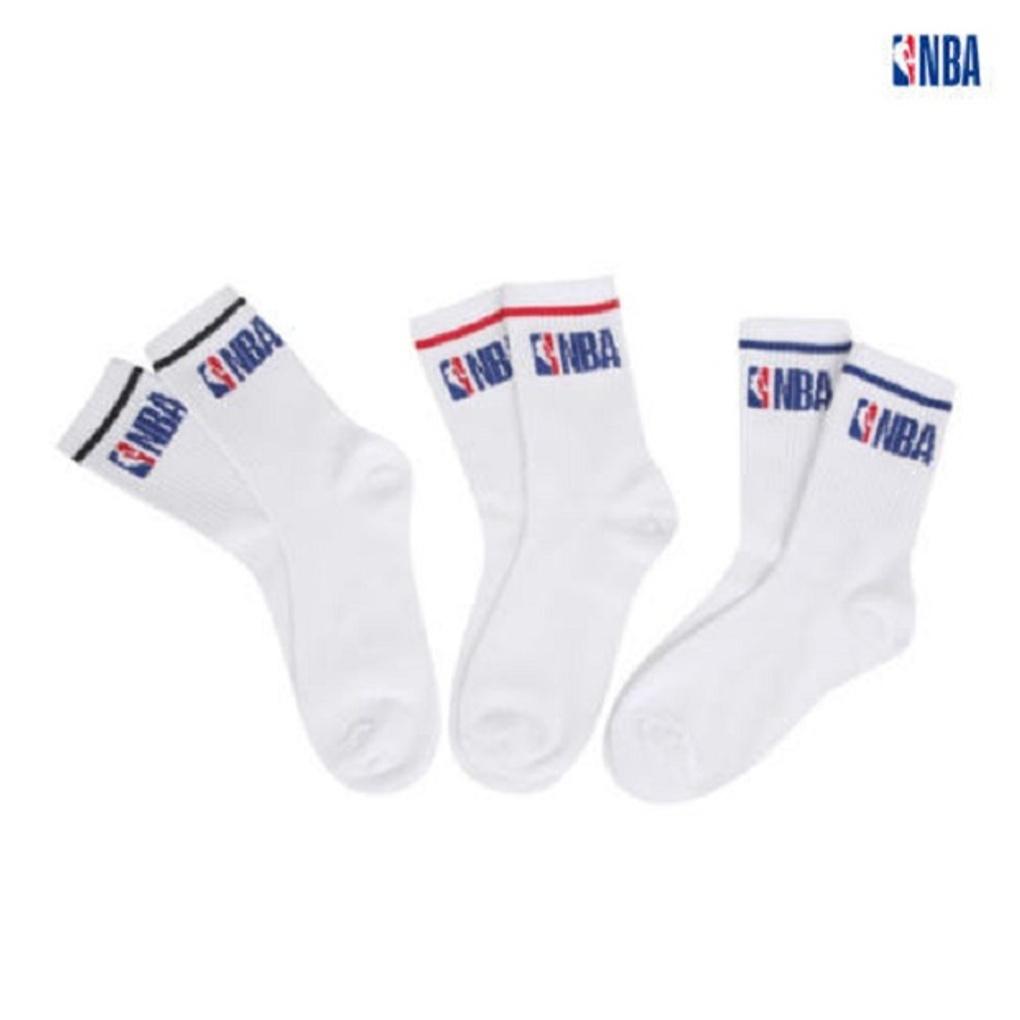 [НБА] Носки NBA Line Big Logo 3 пары, носки до щиколотки N245AO201P