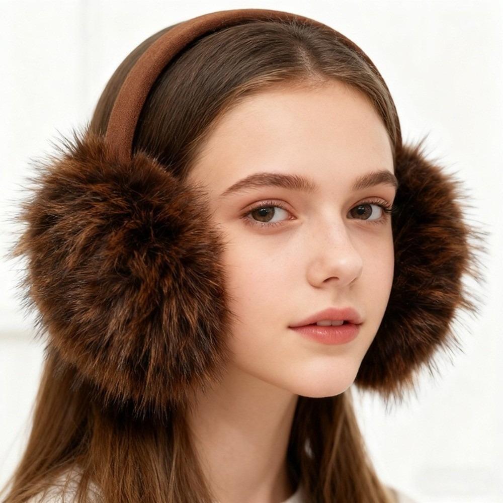 Anti-Freezing Ear Protectors Windproof Ear Warmers Cozy Plush Ear Muffs for Women