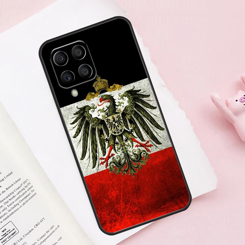 

German Empire Flag Case For Samsung Galaxy M51 M55 M35 M15 M56 M36 M16 M06 M13 M33 M53 M12 M32 M52 M14 M34 M54 Samsung M52 5G