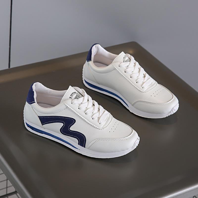 

Sports running board shoes tide German training Forrest Gump shoes new spring and autumn breathable ins tide 35【ready stock and quick delivery】 синий