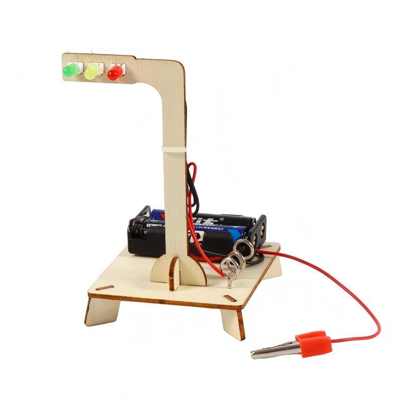 DIY Traffic Light Kit for Student Science Experiment Fun Electronic Assembly Educational Toy Home School Project