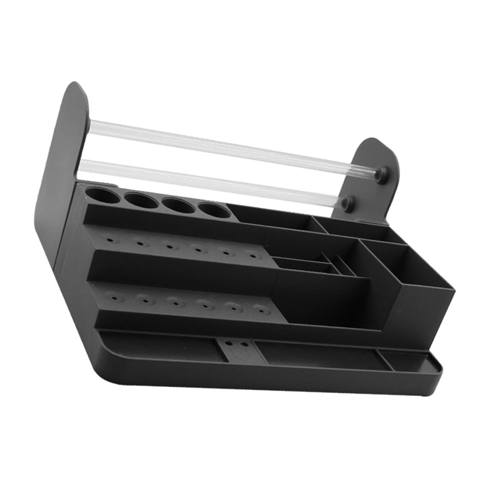 

Portable Workshop Stackable Screwdriver Stand Box With Customizable Compartments Lightweight Tool Case For Professionals чёрный
