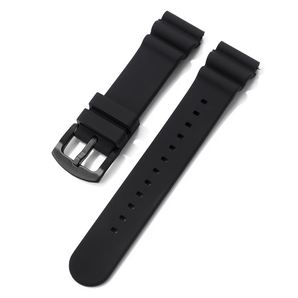 20mm 22mm Quick Relase Silicone Rubber Watch Strap Sports Watchband Waterproof Watch Band Black Green Blue Wristband Bracelets