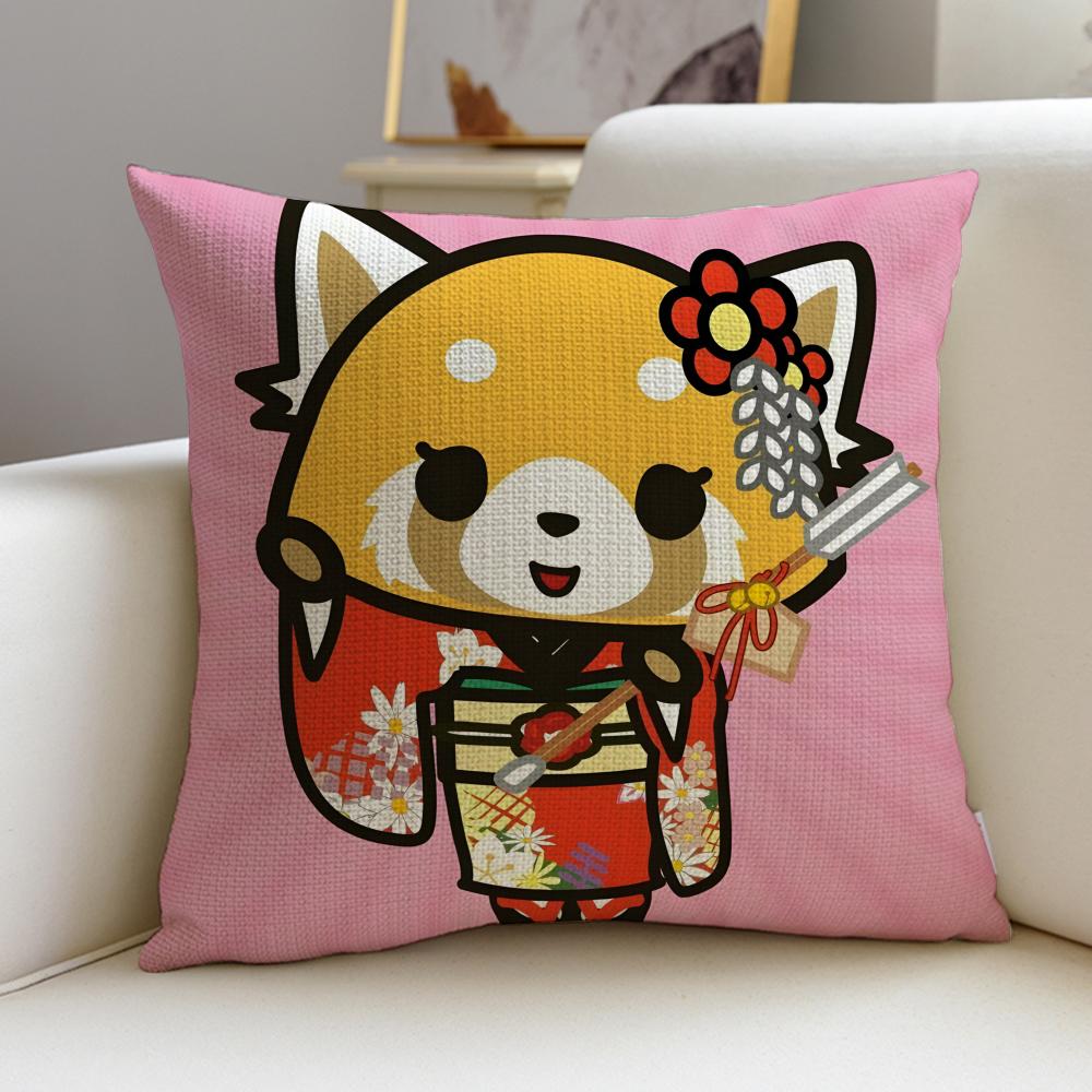 Feisty AAggretsukoS Cushion Cover Breathable and skinfriendly linen pillowcase square removable and washable cushion