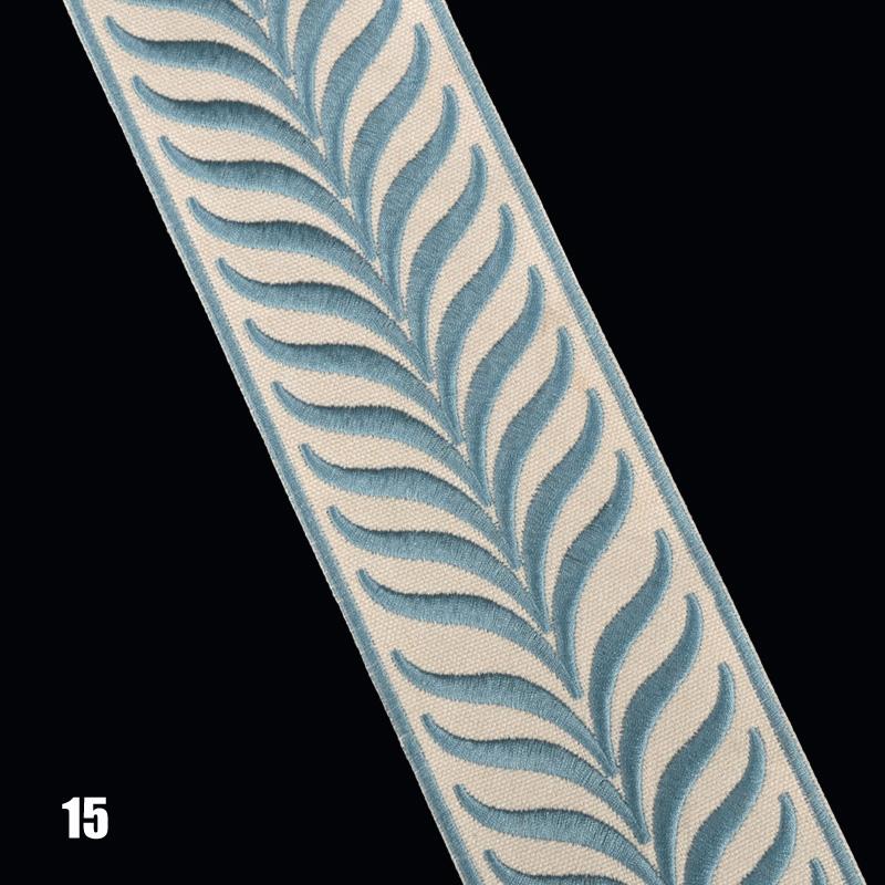 1Meter Vintage Totem Embroidered Jacquard Ribbon Braid Trim Woven Lace Fabric Diy Cushion Curtain Garment Hanfu Belt Accessory