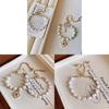 French Vintage Geometric Pearl Bracelet With Gold Plating For Womens Gift
