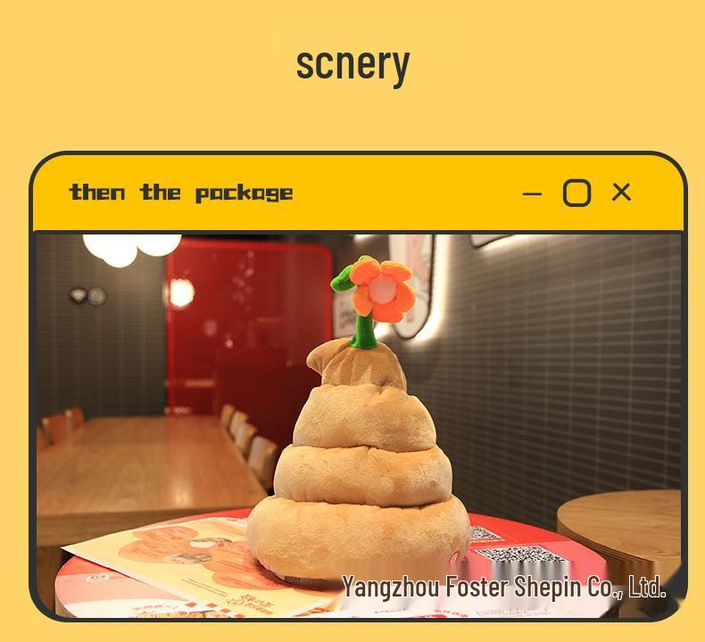 Pălărie electrică cu emoji caca cântător sub formă de floare - Pălărie amuzantă cadou de Crăciun pentru fete