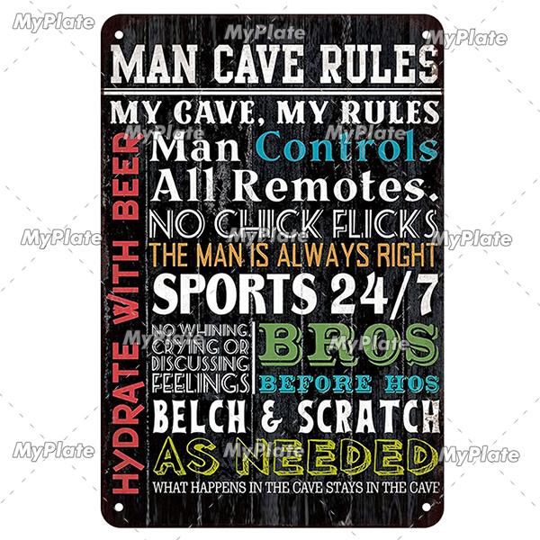 My Garage Metal Sign Vintage Mechanic Tin Sign Man Cave Decoration Wall Decor For Bar Plaque Home Decor Tool Poster