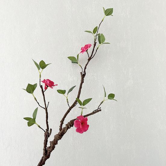 Artificial Flowers High Simulation Realistic Fake Flowers with Soft Petals And Green Leaves