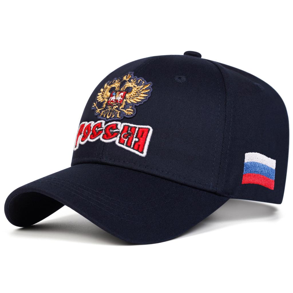 Unisex Double-headed Eagle Embroidery Baseball Caps Spring Autumn Outdoor Adjustable Casual Hats Sunscreen Hat Sports Cap