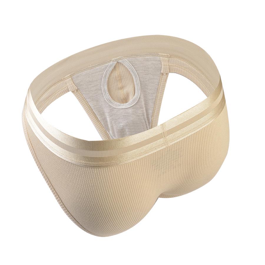 Men's Waffle Cotton Modal Briefs with Bullet Separation - Soft & Breathable
