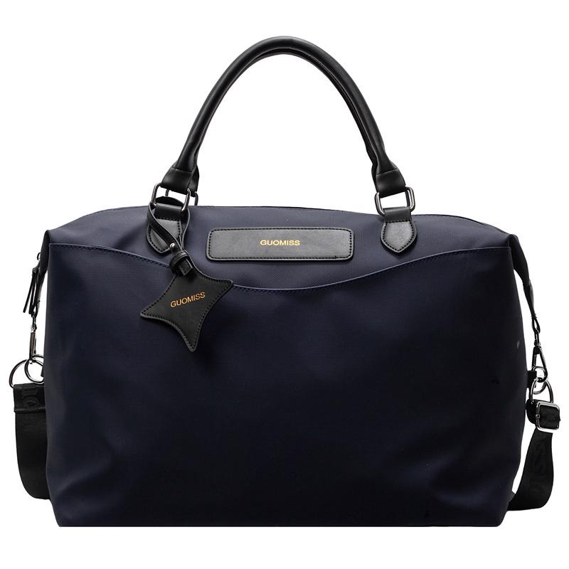 Women s Large Capacity Fashion Travel Handbag - Lightweight Business Organizer Carry-on синий