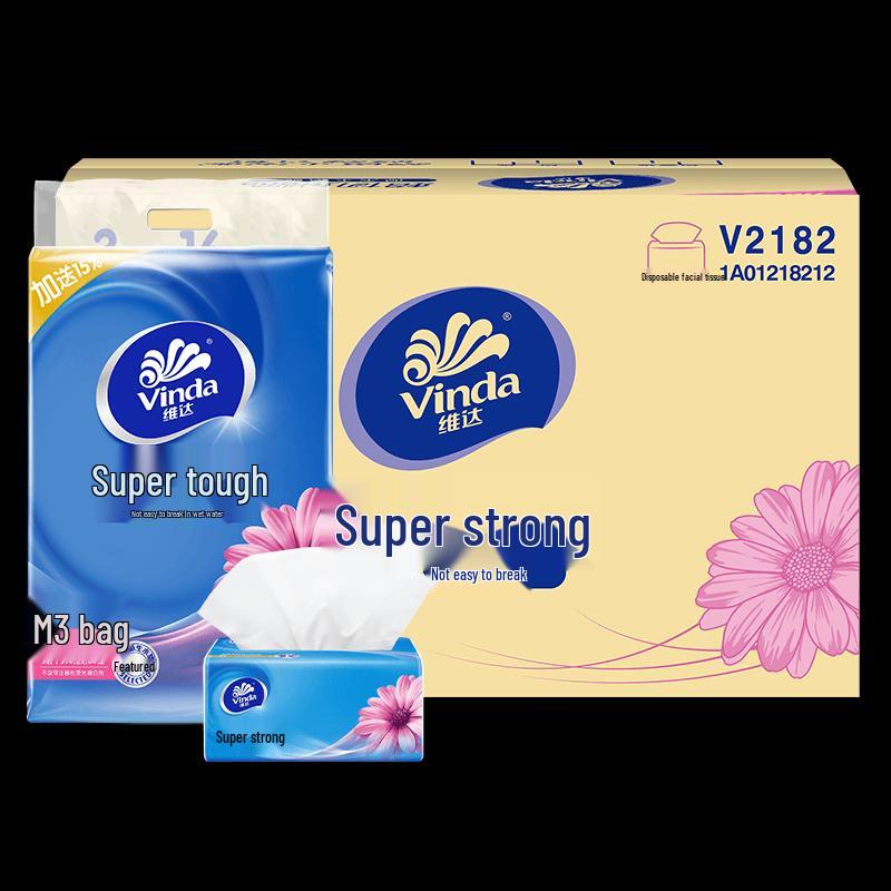Vinda Super Tough Facial Tissues