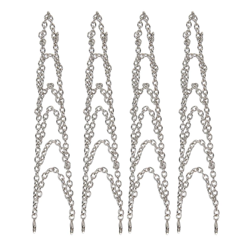 4 szt. Opony do kół RC Metalowy łańcuch śnieżny Opona Łańcuch antypoślizgowy do MN86 112 RC Crawler