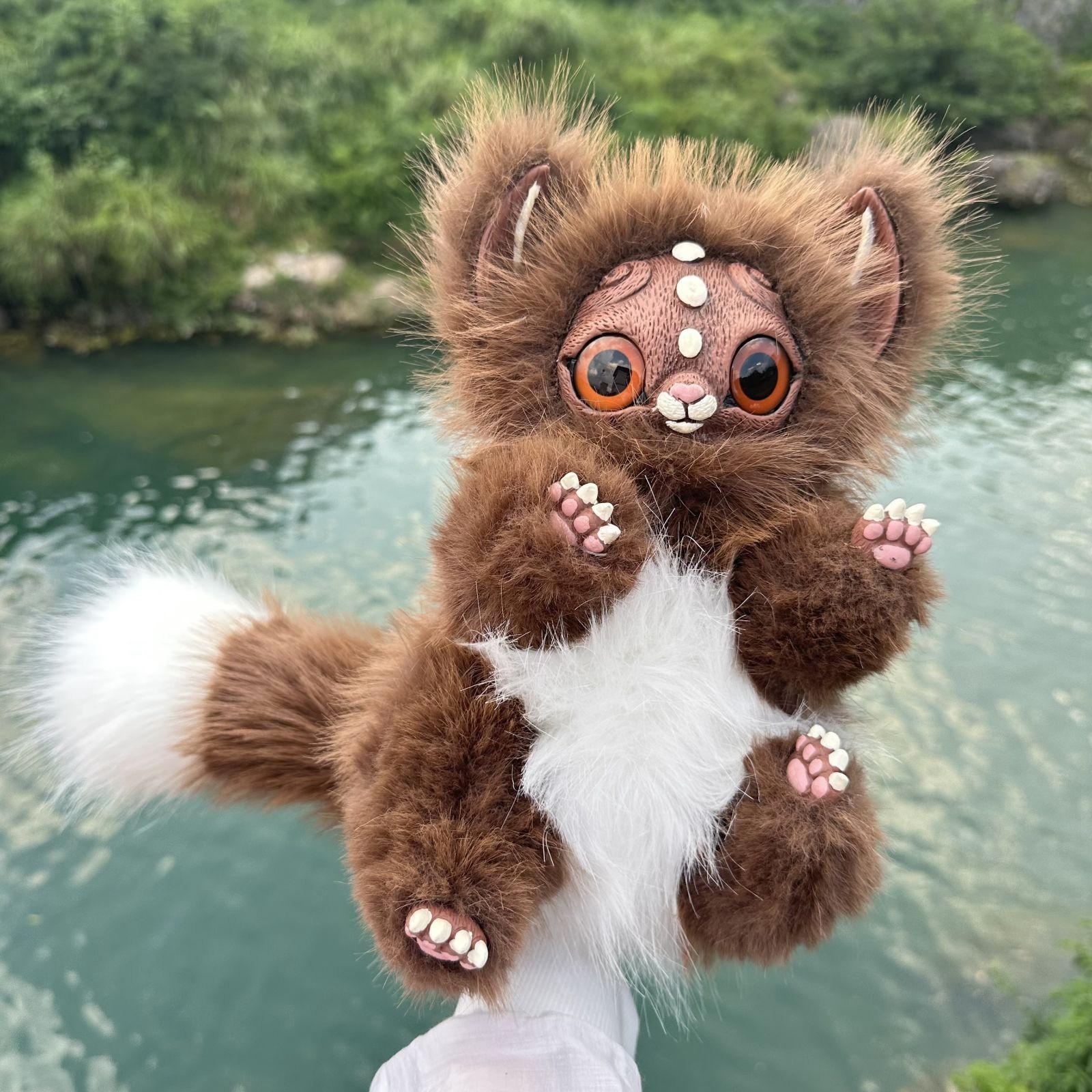 

Мягкие игрушки на Хэллоуин, Странные существа, Мягкие игрушки, Подарки для детей Подарки на Хэллоуин One Size коричневый