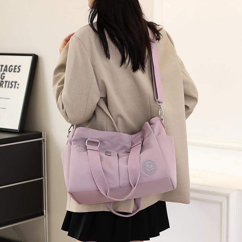 Geanta de umar dama Geanta din nailon cu mai multe compartimente Geanta mamei de mare capacitate